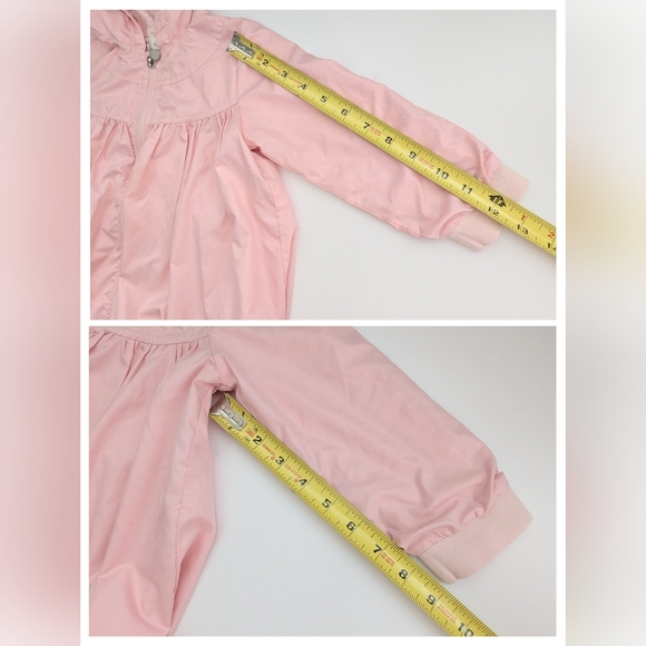 Girls' (Size 4) Pastel Pink Hooded  Zip-Front Jacket w/Balloon/Puffed Hem - Picture 13 of 16